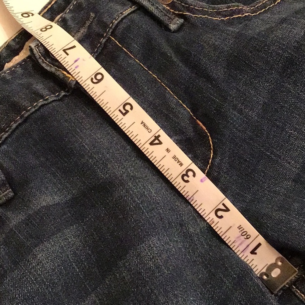 BANANA REPUBLIC BLUE WASH DENIM JEANS SZ 27/4 - Picture 8 of 12